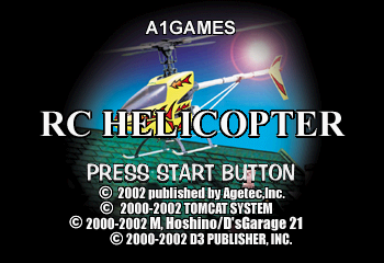 RC Helicopter Title Screen
